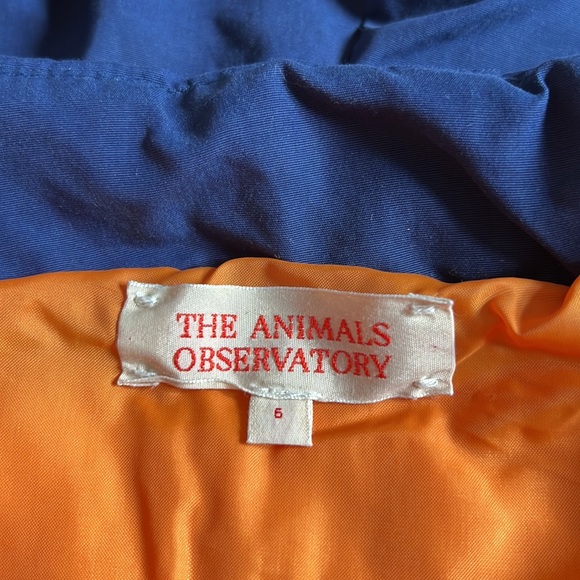 The Animals Observatory Navy Puffer Winter Lemur Jacket size 6 - Picture 3 of 9